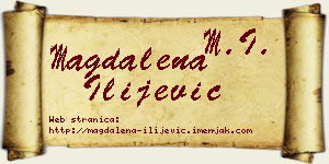 Magdalena Ilijević vizit kartica